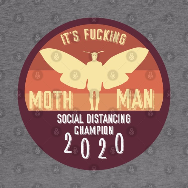 Mothman: Social Distancing Champion by nonbeenarydesigns